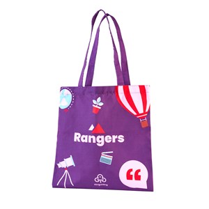 Rangers Purple Tote Bag