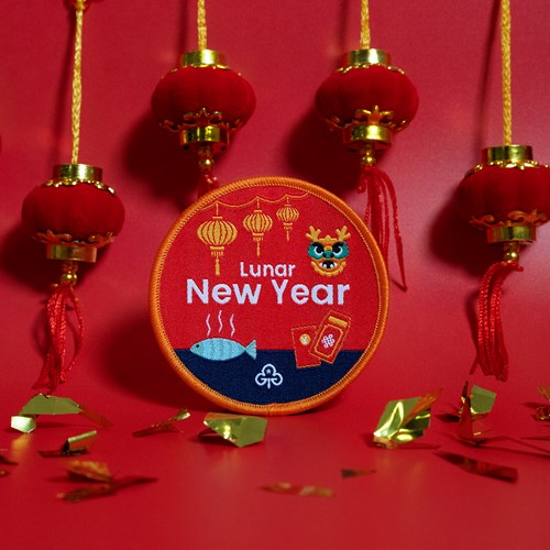 Lunar New Year Badge