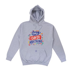 Girls Can Do Anything Adult Hoodie
